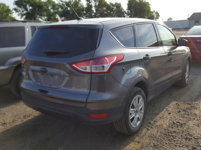 1FMCU0F78DUB55850 - 2013 FORD ESCAPE S GRAY photo 4