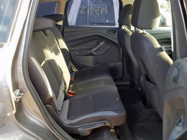 1FMCU0F78DUB55850 - 2013 FORD ESCAPE S GRAY photo 6