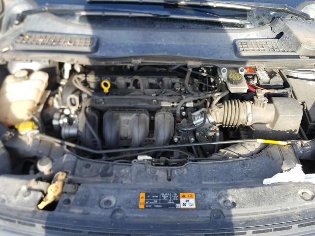 1FMCU0F78DUB55850 - 2013 FORD ESCAPE S GRAY photo 7