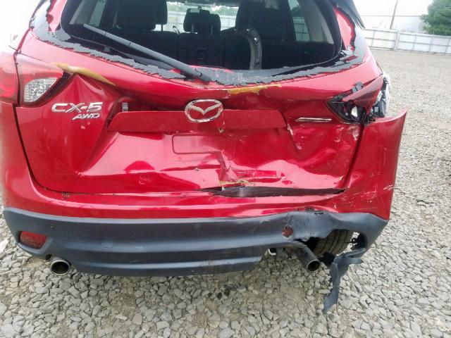 JM3KE4CY5G0666744 - 2016 MAZDA CX-5 TOURI RED photo 9