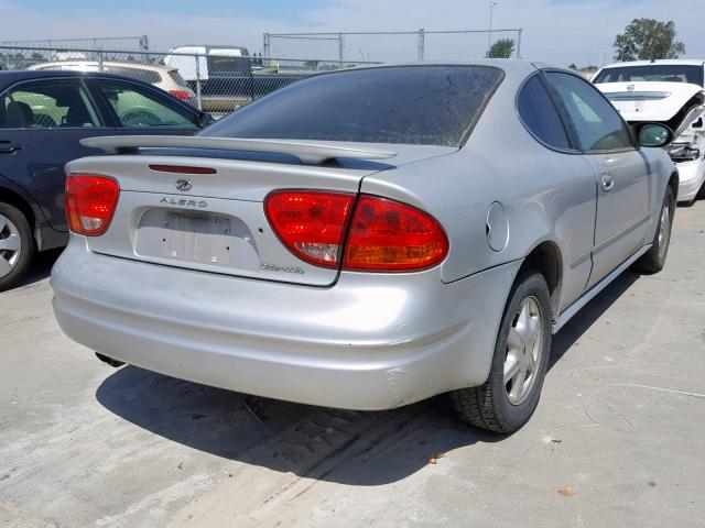 1G3NL12F04C156614 - 2004 OLDSMOBILE ALERO GL SILVER photo 4