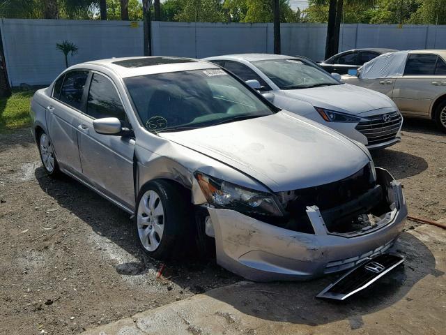 JHMCP26858C075626 - 2008 HONDA ACCORD EXL SILVER photo 1