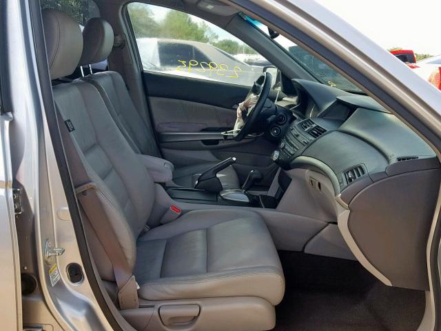 JHMCP26858C075626 - 2008 HONDA ACCORD EXL SILVER photo 5