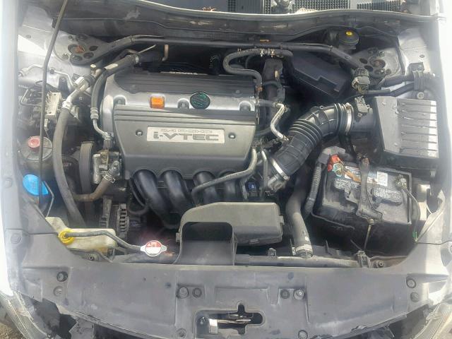 JHMCP26858C075626 - 2008 HONDA ACCORD EXL SILVER photo 7