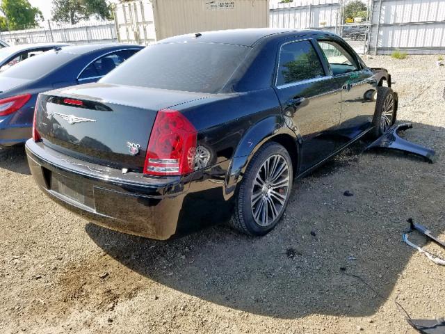 2C3CA2CV9AH330329 - 2010 CHRYSLER 300 S BLACK photo 4