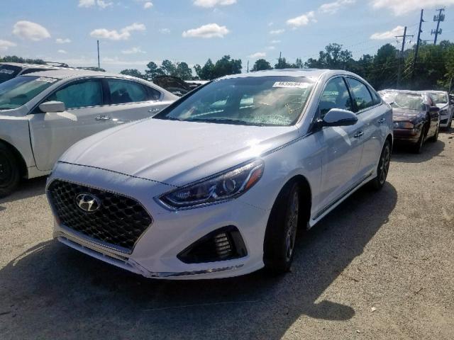 5NPE34ABXJH684953 - 2018 HYUNDAI SONATA SPO WHITE photo 2