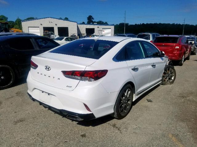 5NPE34ABXJH684953 - 2018 HYUNDAI SONATA SPO WHITE photo 4