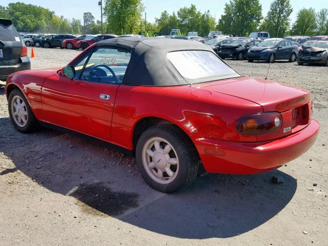 JM1NA3512N0315640 - 1992 MAZDA MX-5 MIATA RED photo 3