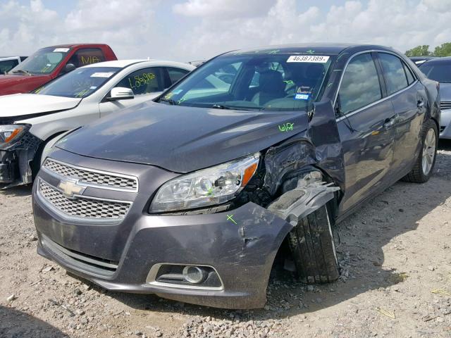 1G11H5SA4DF277701 - 2013 CHEVROLET MALIBU LTZ გრაფიტი ფოტო 2