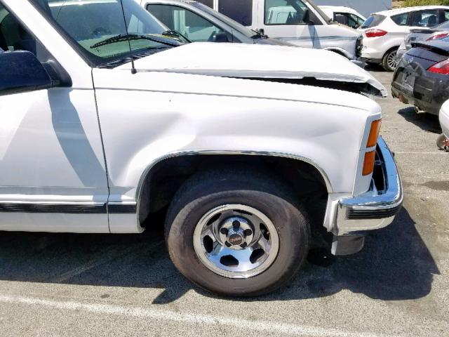 2GTEC19R7V1537089 - 1997 GMC SIERRA C15 WHITE photo 9