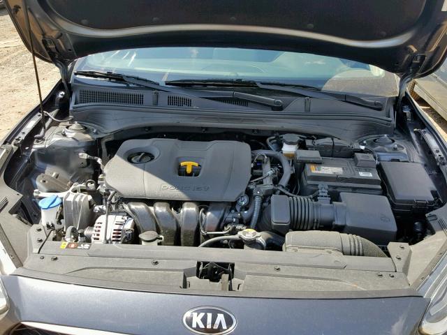 3KPF24AD4KE108483 - 2019 KIA FORTE FE BLACK photo 7