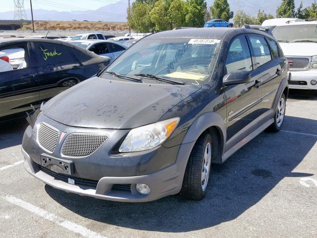 5Y2SL65828Z404300 - 2008 PONTIAC VIBE BLACK photo 2