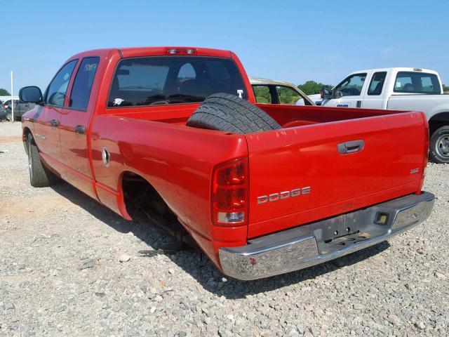 1D7HA18D13S290311 - 2003 DODGE RAM 1500 S RED photo 3