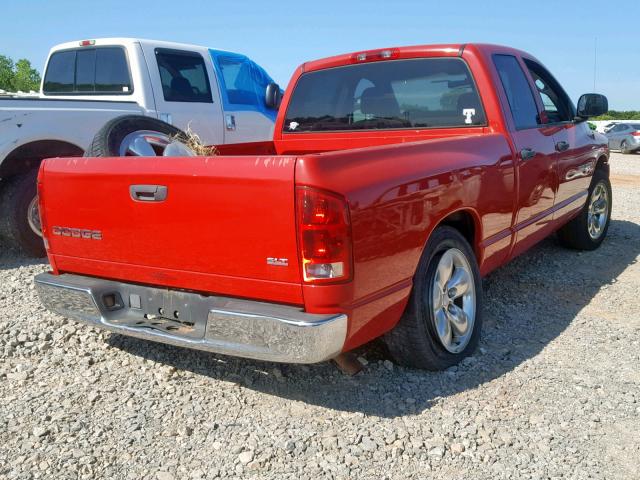 1D7HA18D13S290311 - 2003 DODGE RAM 1500 S RED photo 4