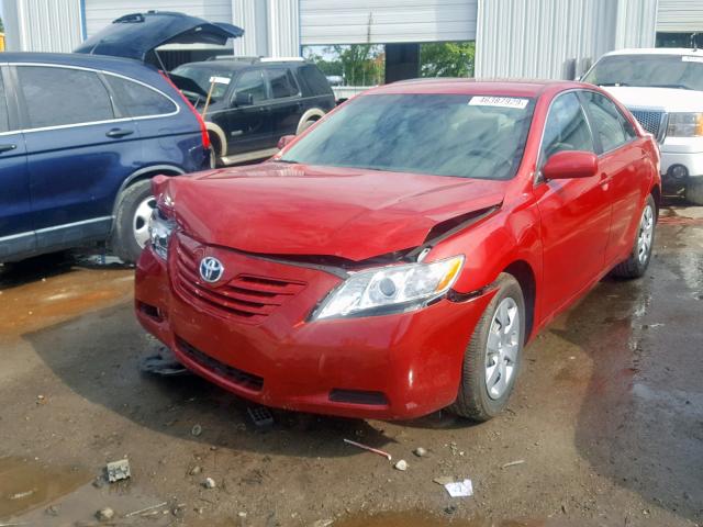 4T1BE46K59U301245 - 2009 TOYOTA CAMRY BASE RED photo 2