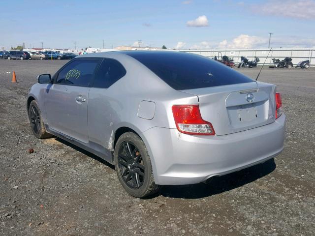 JTKJF5C77B3018787 - 2011 TOYOTA SCION TC ვერცხლისფერი ფოტო 3