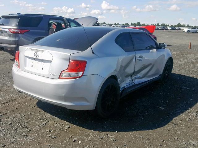 JTKJF5C77B3018787 - 2011 TOYOTA SCION TC ვერცხლისფერი ფოტო 4