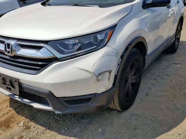 2HKRW6H32JH214483 - 2018 HONDA CR-V LX WHITE photo 9