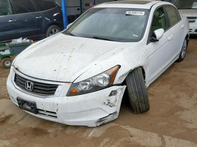 1HGCP26838A010045 - 2008 HONDA ACCORD EXL WHITE photo 2