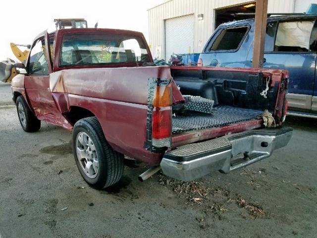 1N6SD11S6VC340923 - 1997 NISSAN TRUCK BASE RED photo 3
