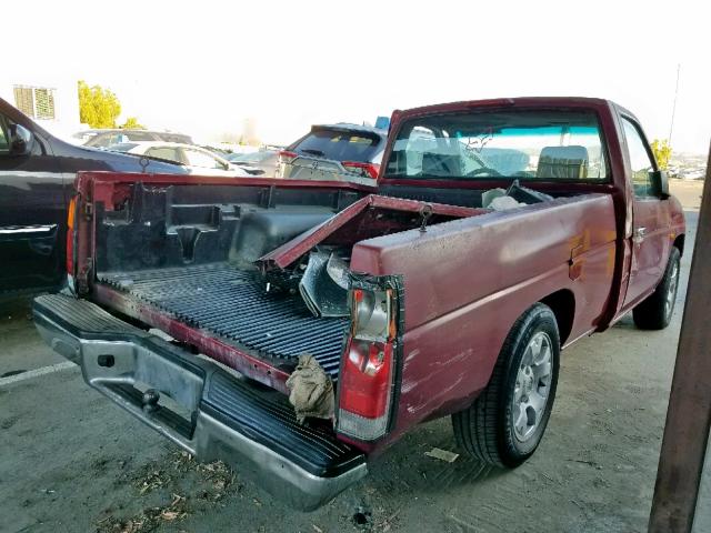 1N6SD11S6VC340923 - 1997 NISSAN TRUCK BASE RED photo 4