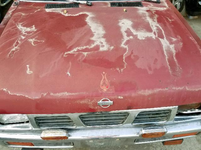 1N6SD11S6VC340923 - 1997 NISSAN TRUCK BASE RED photo 7