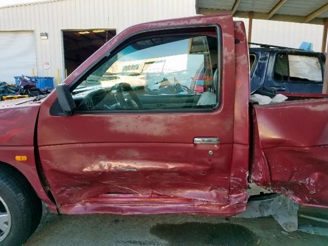 1N6SD11S6VC340923 - 1997 NISSAN TRUCK BASE RED photo 9