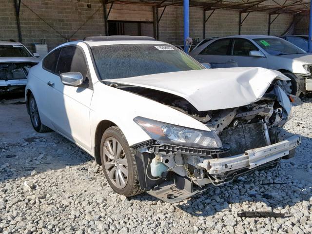 1HGCS22898A017568 - 2008 HONDA ACCORD EXL WHITE photo 1