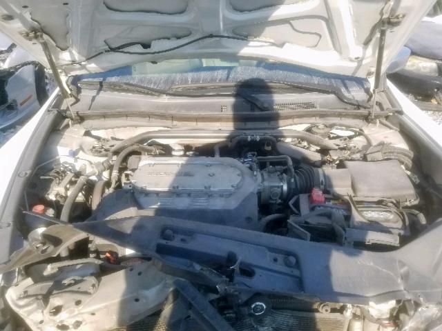 1HGCS22898A017568 - 2008 HONDA ACCORD EXL WHITE photo 7