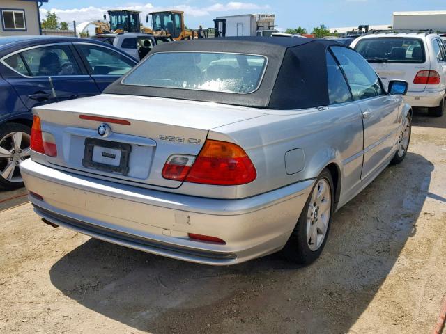 WBABR3346YEA82376 - 2000 BMW 323 CI SILVER photo 4