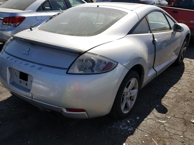 4A3AK24FX6E023349 - 2006 MITSUBISHI ECLIPSE GS SILVER photo 4