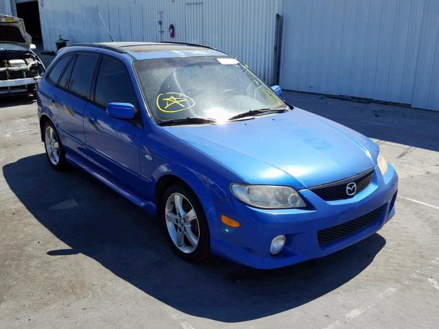 JM1BJ246231170293 - 2003 MAZDA PROTEGE PR BLUE photo 1