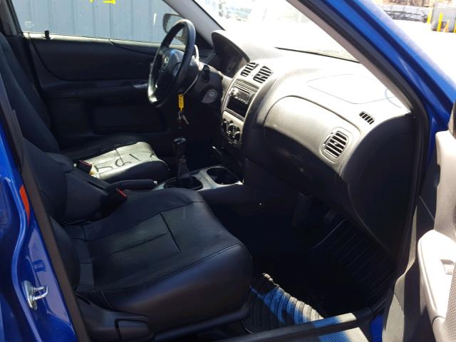 JM1BJ246231170293 - 2003 MAZDA PROTEGE PR BLUE photo 5