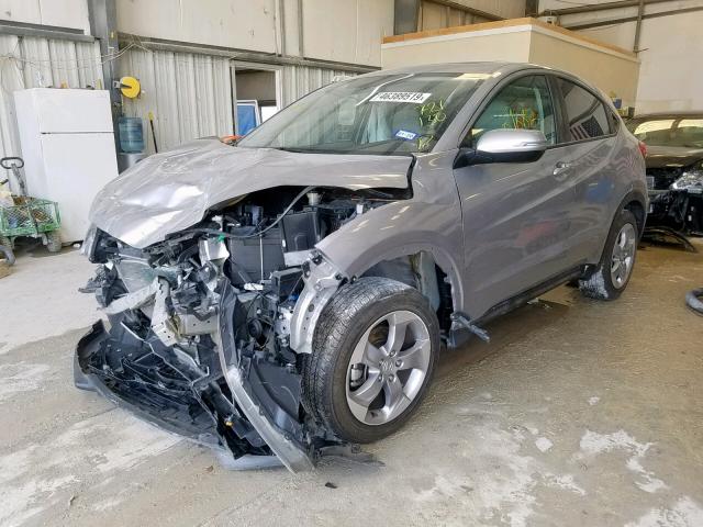 3CZRU5H56HM721130 - 2017 HONDA HR-V EX GRAY photo 2