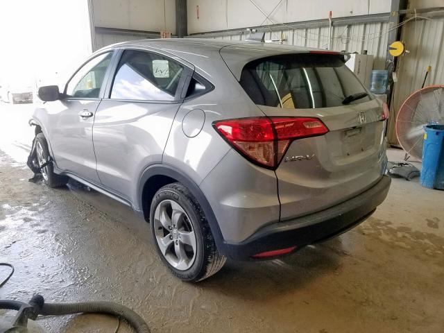 3CZRU5H56HM721130 - 2017 HONDA HR-V EX GRAY photo 3