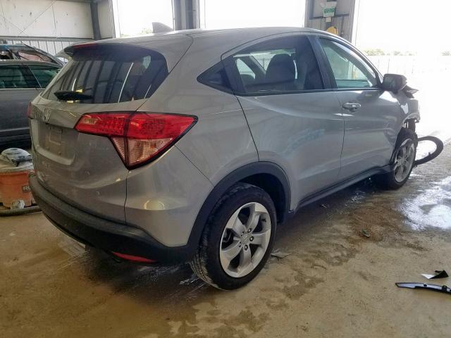 3CZRU5H56HM721130 - 2017 HONDA HR-V EX GRAY photo 4