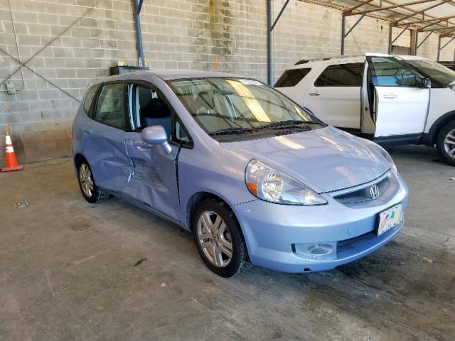 JHMGD38648S005259 - 2008 HONDA FIT SPORT BLUE photo 1