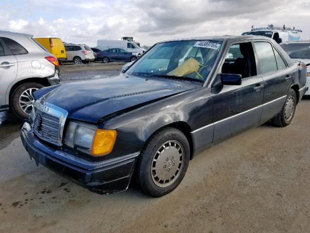 WDBEA30D1NB591554 - 1992 MERCEDES-BENZ 300 E BLACK photo 2