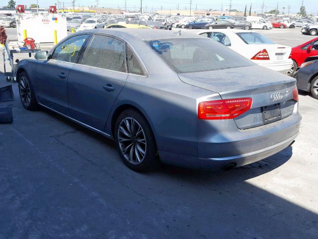 WAURVAFD6BN010902 - 2011 AUDI A8 L QUATT SILVER photo 3