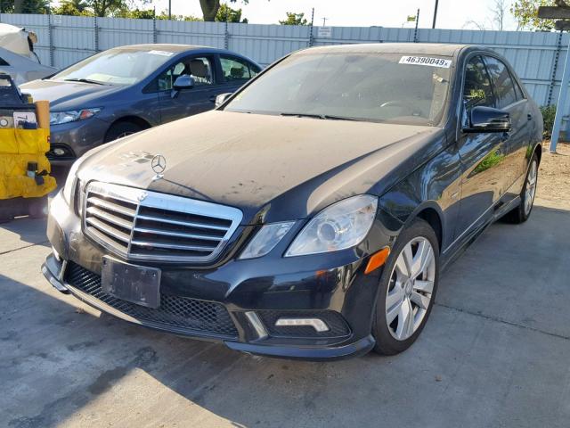 WDDHF2EB3BA351043 - 2011 MERCEDES-BENZ E 350 BLUE BLACK photo 2