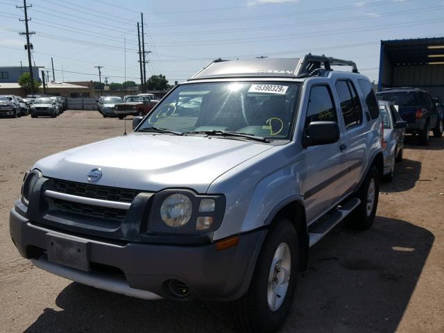 5N1ED28T03C637702 - 2003 NISSAN XTERRA XE SILVER photo 2