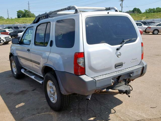 5N1ED28T03C637702 - 2003 NISSAN XTERRA XE SILVER photo 3