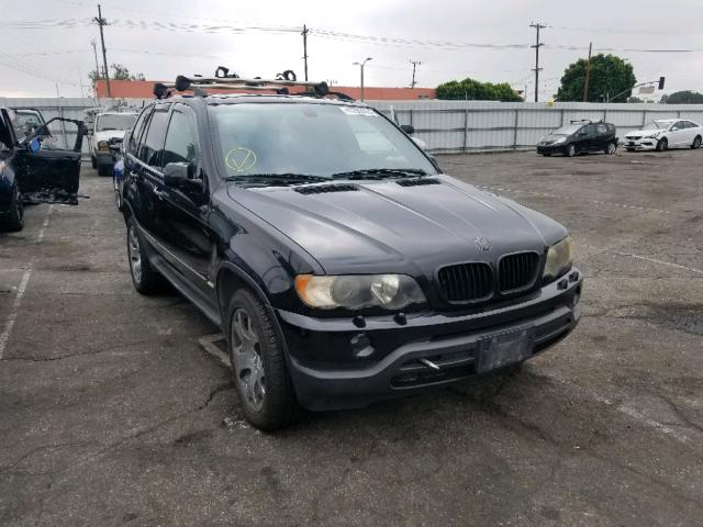 5UXFB33512LH36347 - 2002 BMW X5 4.4I BLACK photo 1