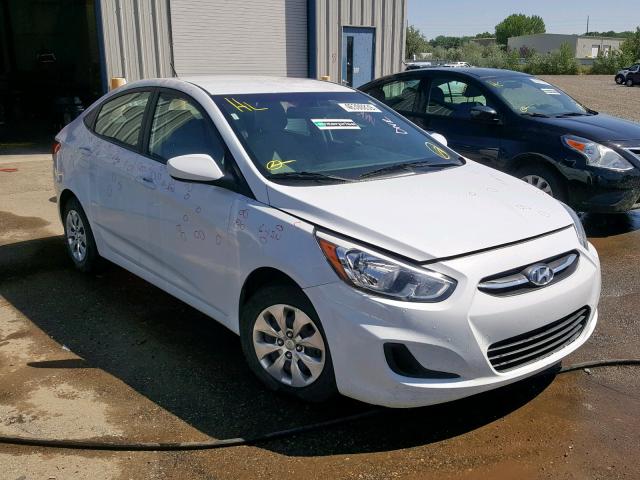 KMHCT4AE5HU369135 - 2017 HYUNDAI ACCENT SE WHITE photo 1