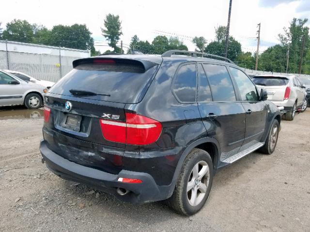 5UXFE43518L026836 - 2008 BMW X5 3.0I BLACK photo 4