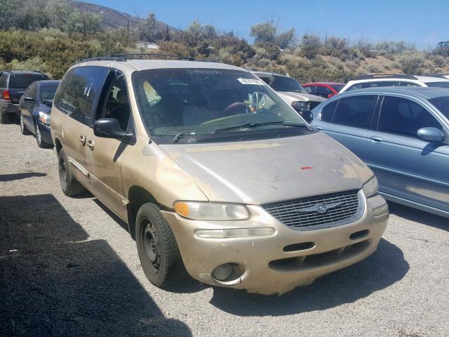 1C4GP44G2YB566489 - 2000 CHRYSLER TOWN & COU BEIGE photo 1