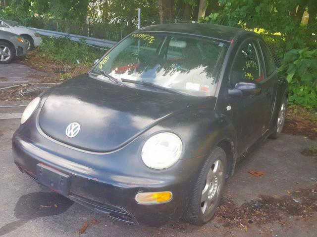 3VWBK21C62M408376 - 2002 VOLKSWAGEN NEW BEETLE შავი ფოტო 2