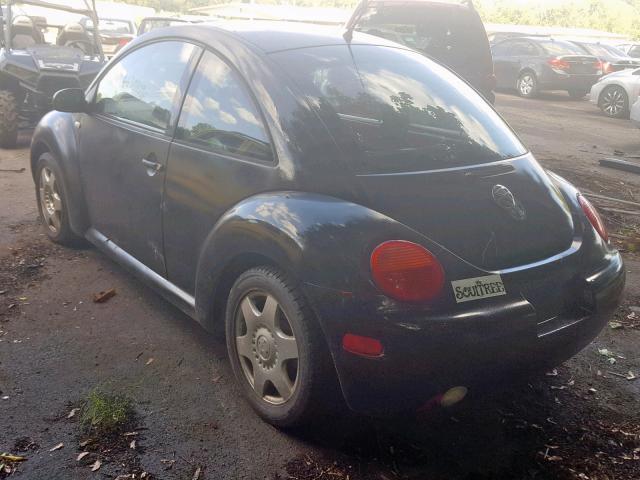 3VWBK21C62M408376 - 2002 VOLKSWAGEN NEW BEETLE შავი ფოტო 3