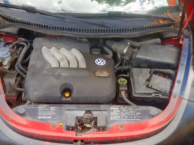 3VWBK21C62M408376 - 2002 VOLKSWAGEN NEW BEETLE შავი ფოტო 7