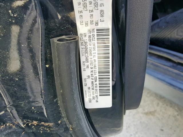 1J8HG48N68C154009 - 2008 JEEP COMMANDER შავი ფოტო 10